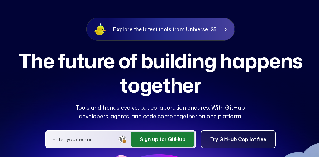 github-frontpage